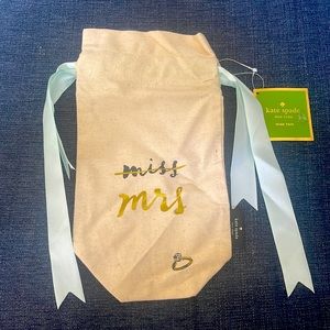 Kate Spade Miss to Mrs Canvas Wine Tote